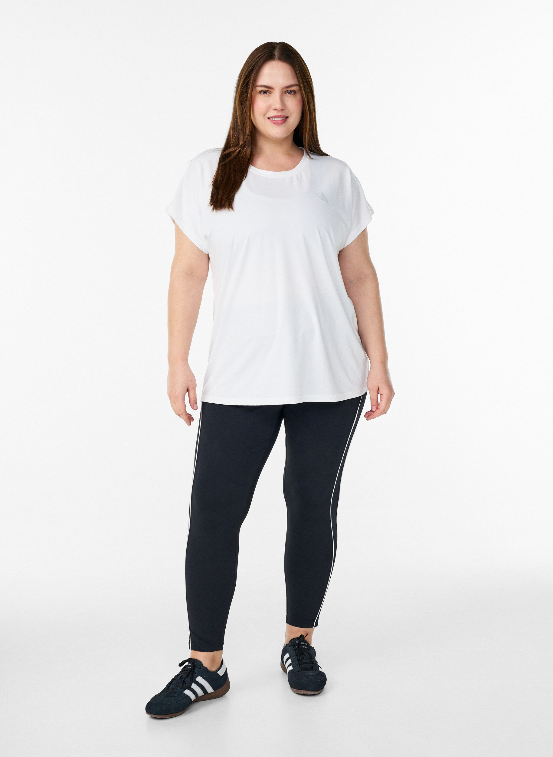 ZizziYksiv&auml;rinen treeni-T-paita, Valkoinen, Model image number 1