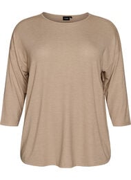 Jerseypusero 3/4-hihoilla, Beige