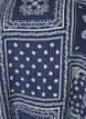 Viskoosipusero paisley-kuviolla ja pallohihoilla, Sininen, Packshot image number 2