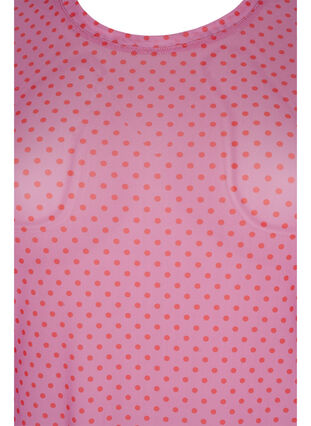 Mesh-pusero kuosilla, Cashmere Rose Dot, Packshot image number 2