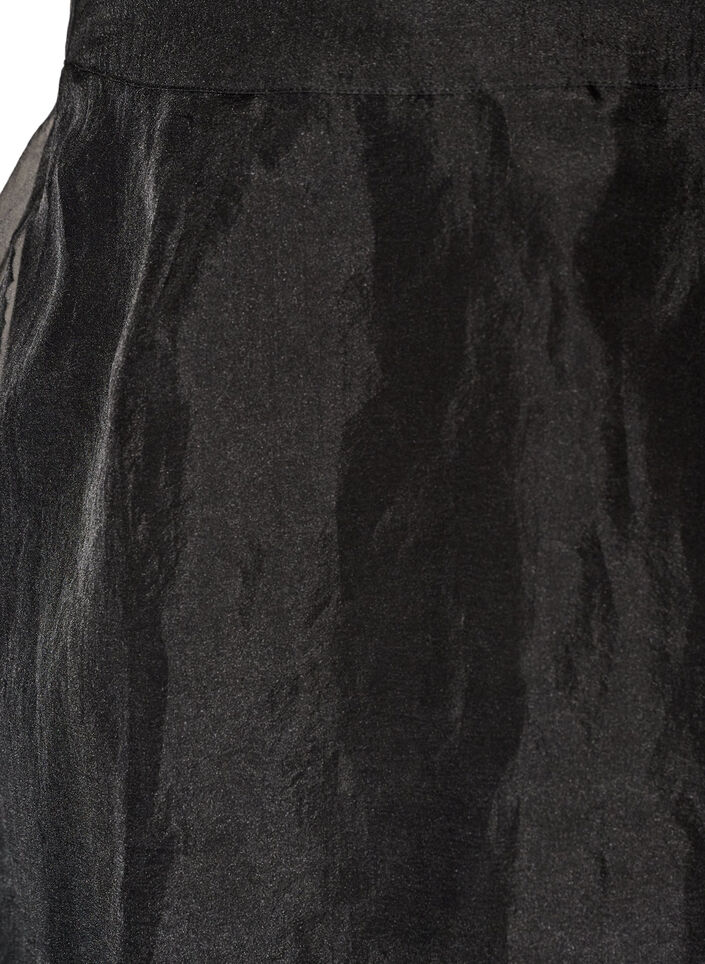 Pitk&auml;t hameet organza-lookilla, Musta, Packshot image number 2