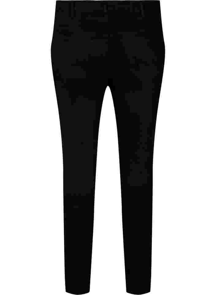 Super slim Amy-farkut nyörillä , Black, Packshot image number 1