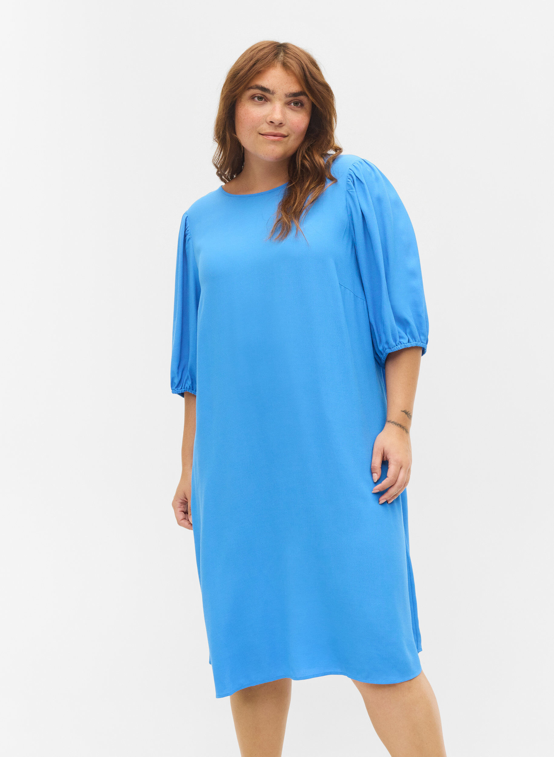 Zizzi Viskoosimekko sel&auml;n yksityiskohdalla, Regatta, Model image number 0