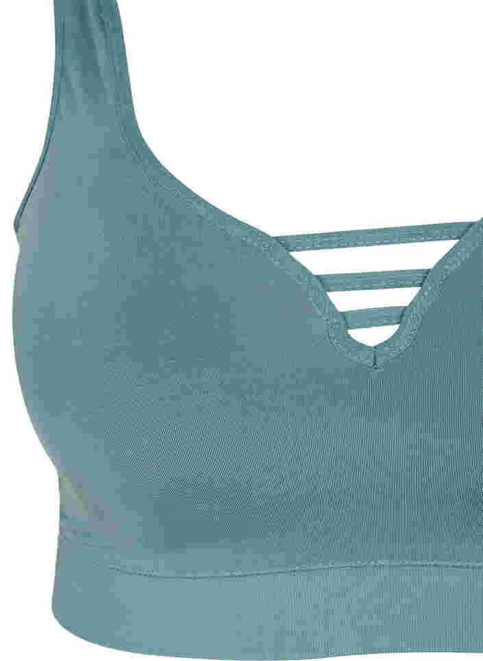Kevyesti topatut rintaliivit nauhayksityiskohdalla, Arctic, Packshot image number 2