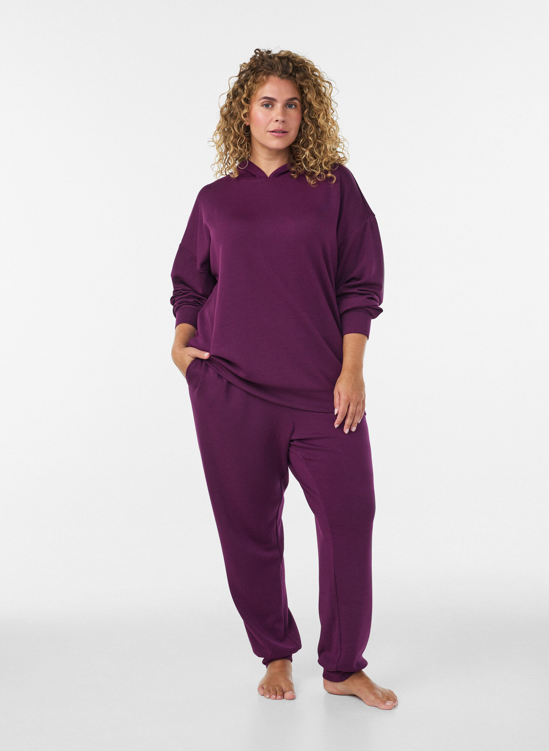 ZizziJerseyhuppari, Violetti, Model image number 1