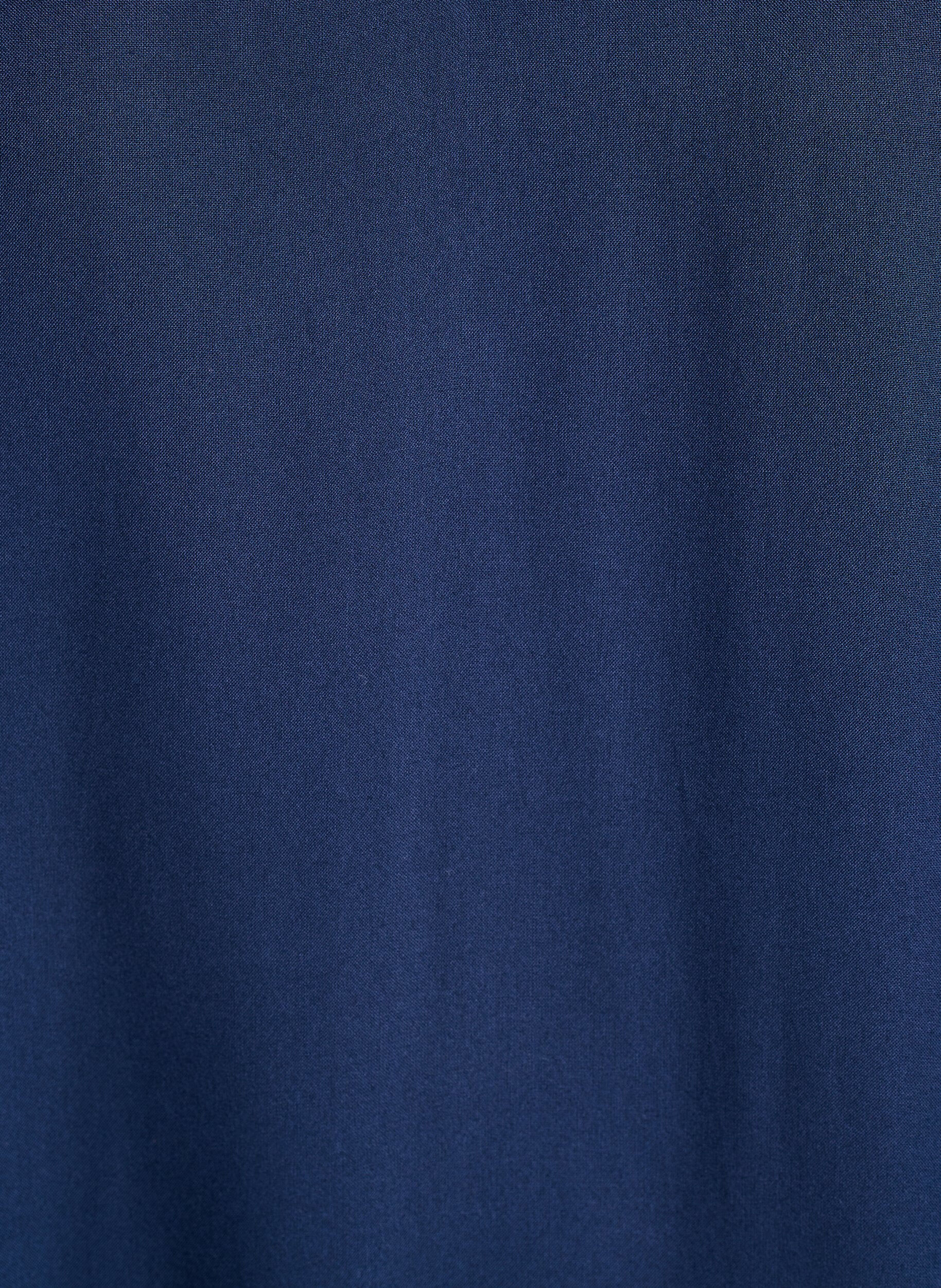 Zizzi Rantamekko viskoosista olkayksityiskohdilla, Sininen, Packshot image number 2