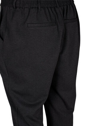 Kropatut housut taskuilla , Dark Grey Melange, Packshot image number 3