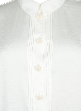 Pitkä paita helminapeilla, Bright White, Packshot image number 2
