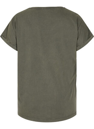 T-paita ekologista puuvillaa printillä, Ivy acid Lion as s, Packshot image number 1