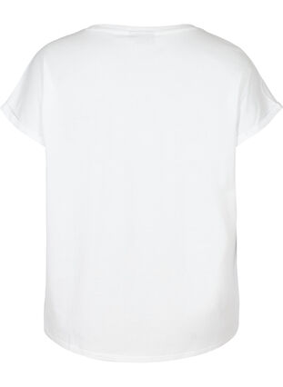 T-paita puuvillasta, Bright White, Packshot image number 1