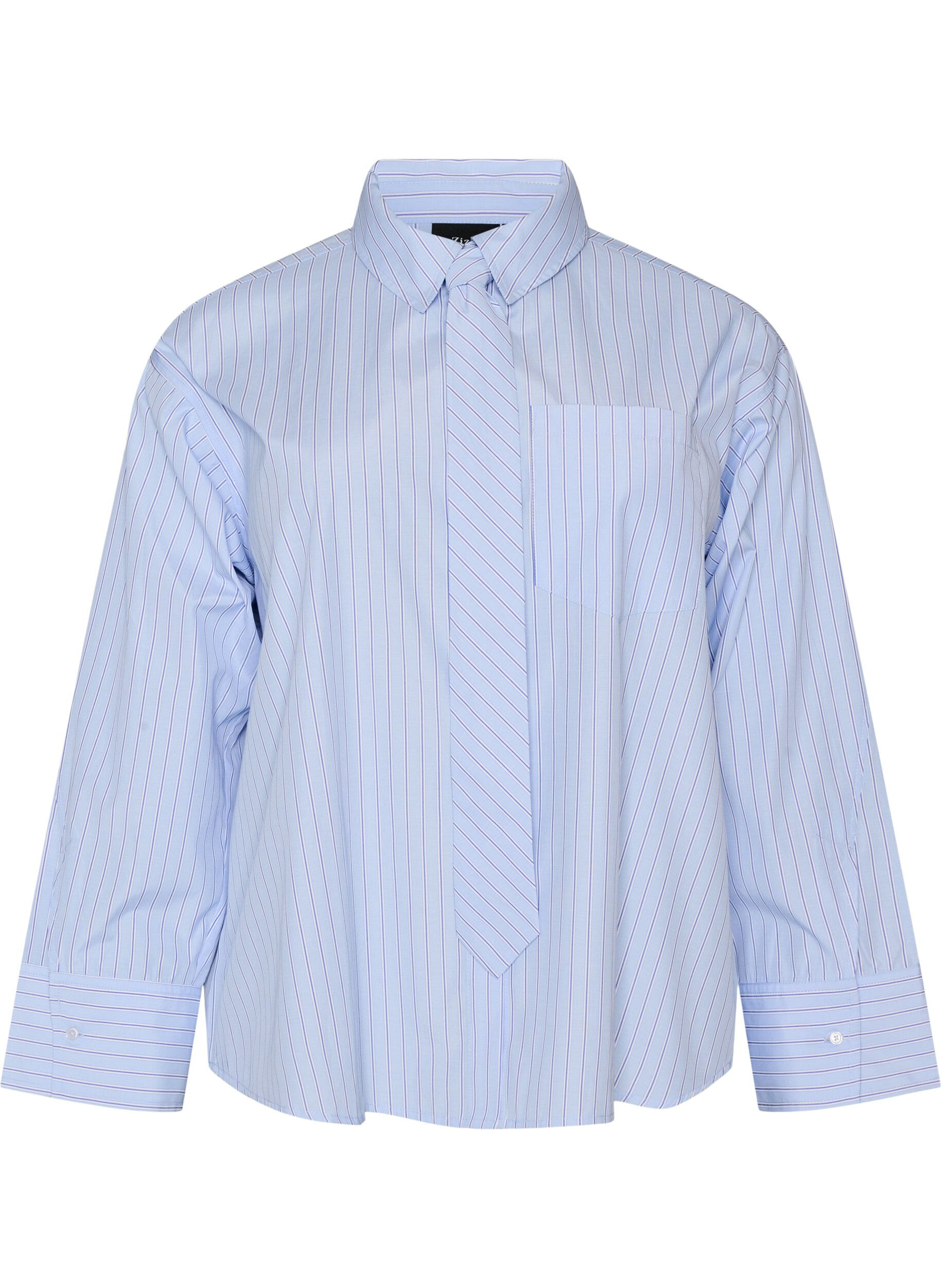 ZizziRento paita solmiolla, Sininen, Packshot image number 0