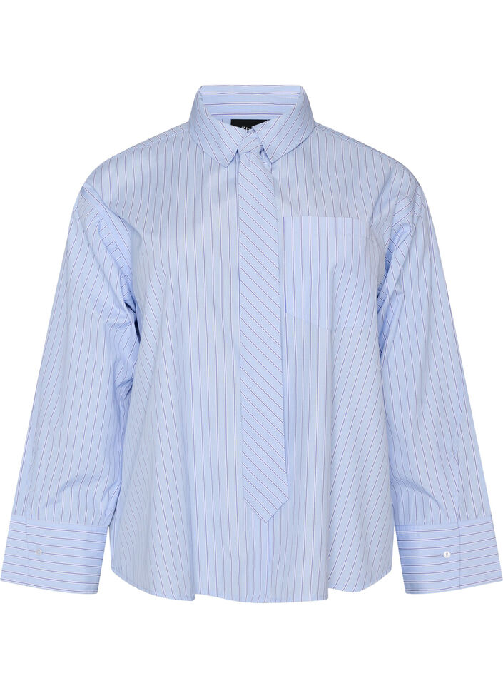 Rento paita solmiolla, Sininen, Packshot image number 0