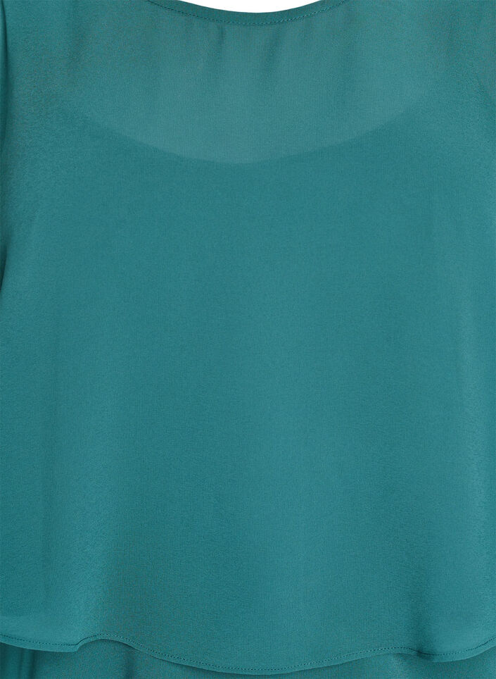 Maksimekko r&ouml;yhel&ouml;kerroksilla ja irrotettavalla viitalla, Vihre&auml;, Packshot image number 2