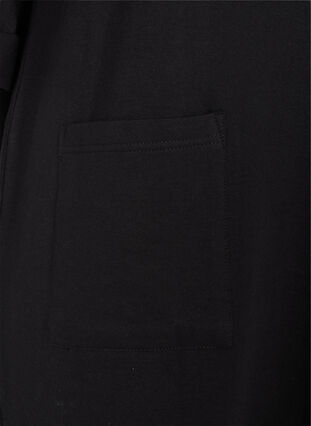 Svetarimekko 3/4-hihoilla ja taskuilla , Black, Packshot image number 3