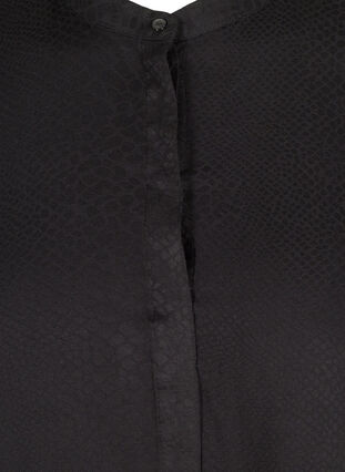 A-mallinen viskoositunika napeilla , Black, Packshot image number 2