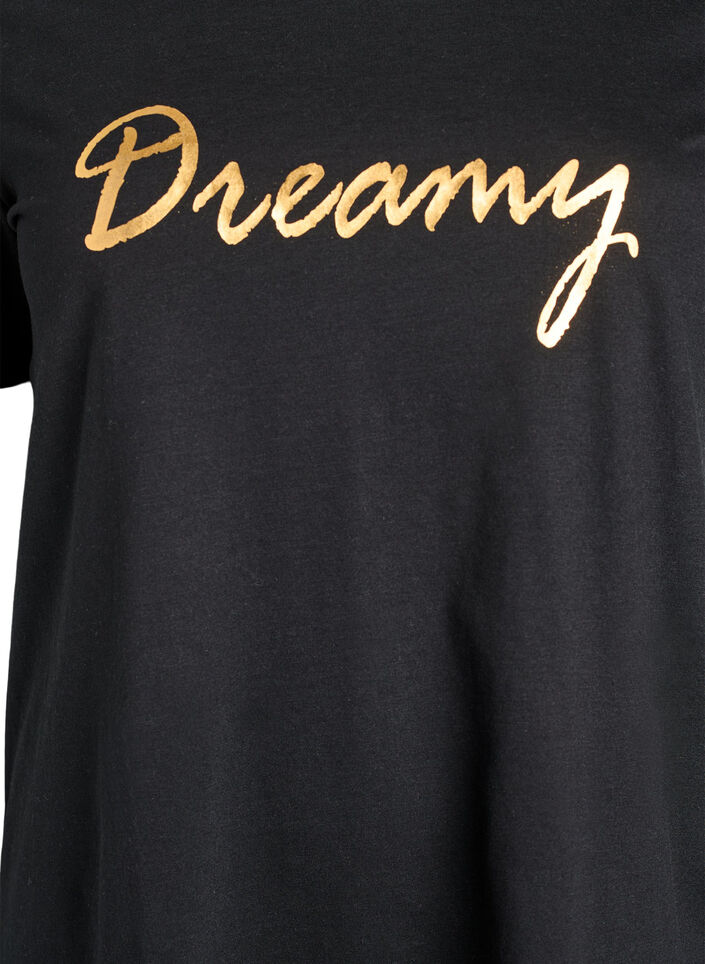 T-paita printill&auml;, Musta, Packshot image number 2