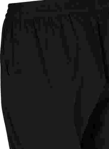 Kropatut puuvillahousut , Black, Packshot image number 3