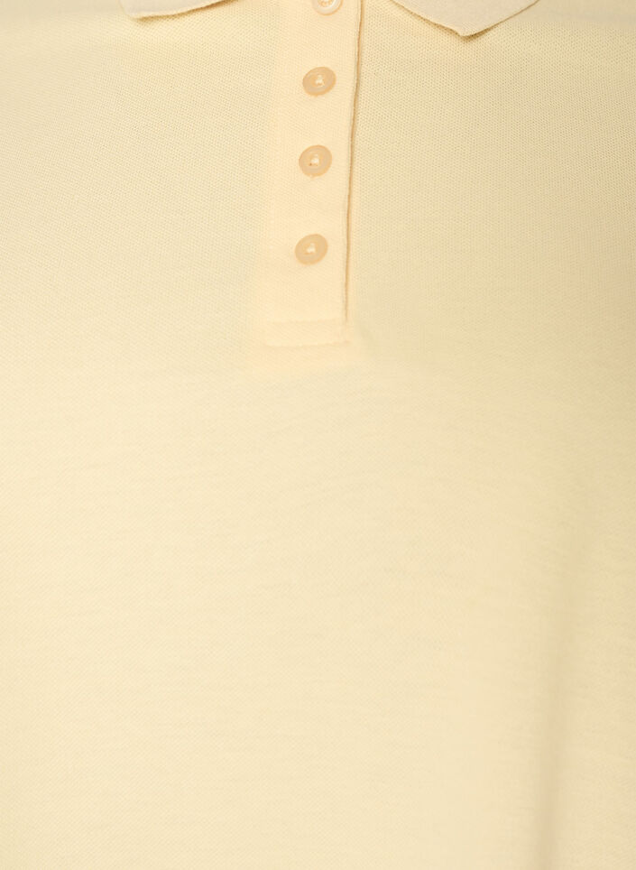 Lyhythihainen pikeepaita, Keltainen, Packshot image number 2