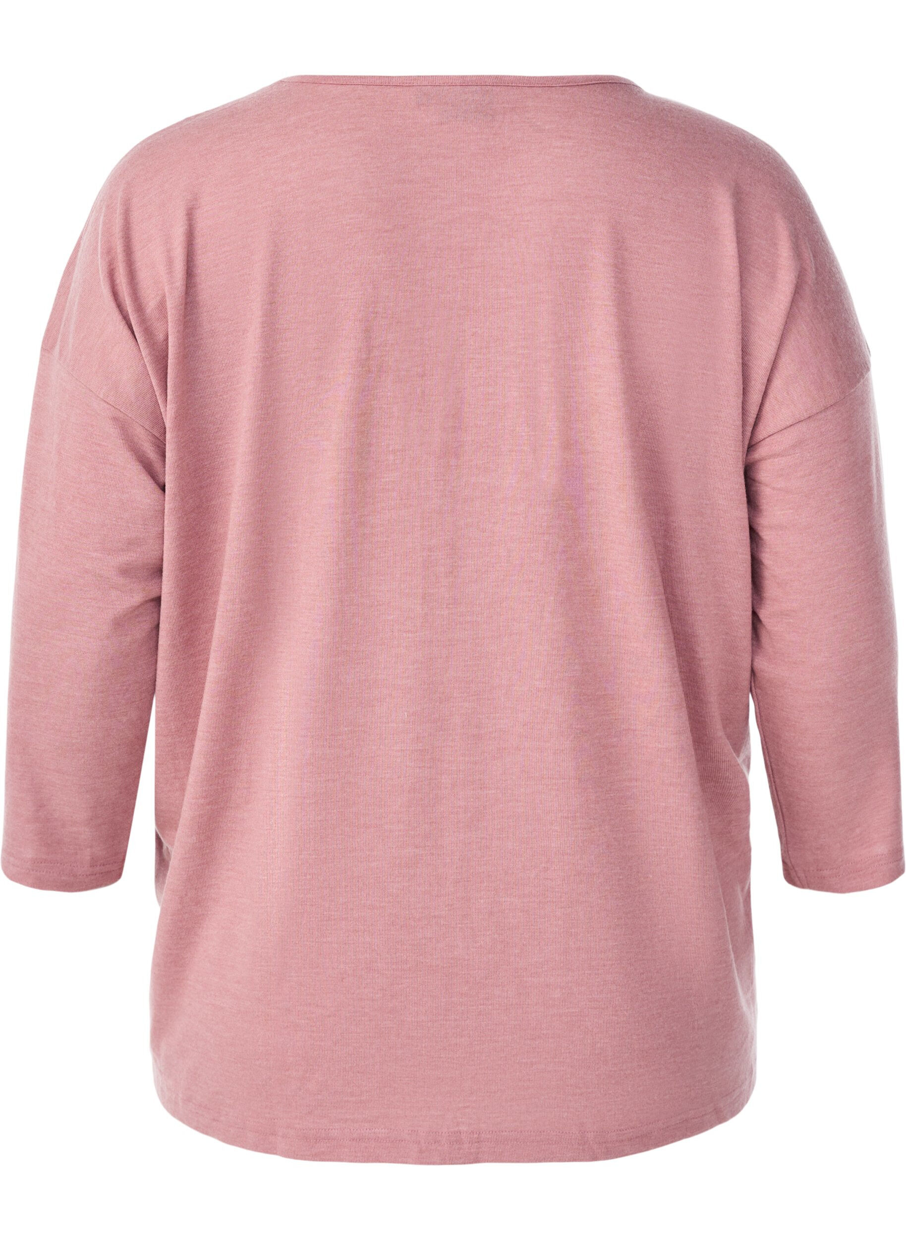 ZizziJerseypusero 3/4-hihoilla, Punainen, Packshot image number 1