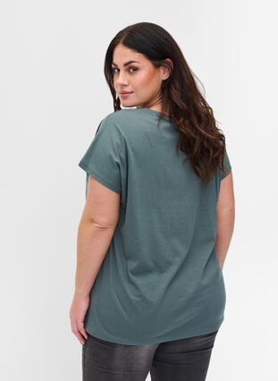 T-paita puuvillasekoitteesta, Balsam Green, Model image number 1