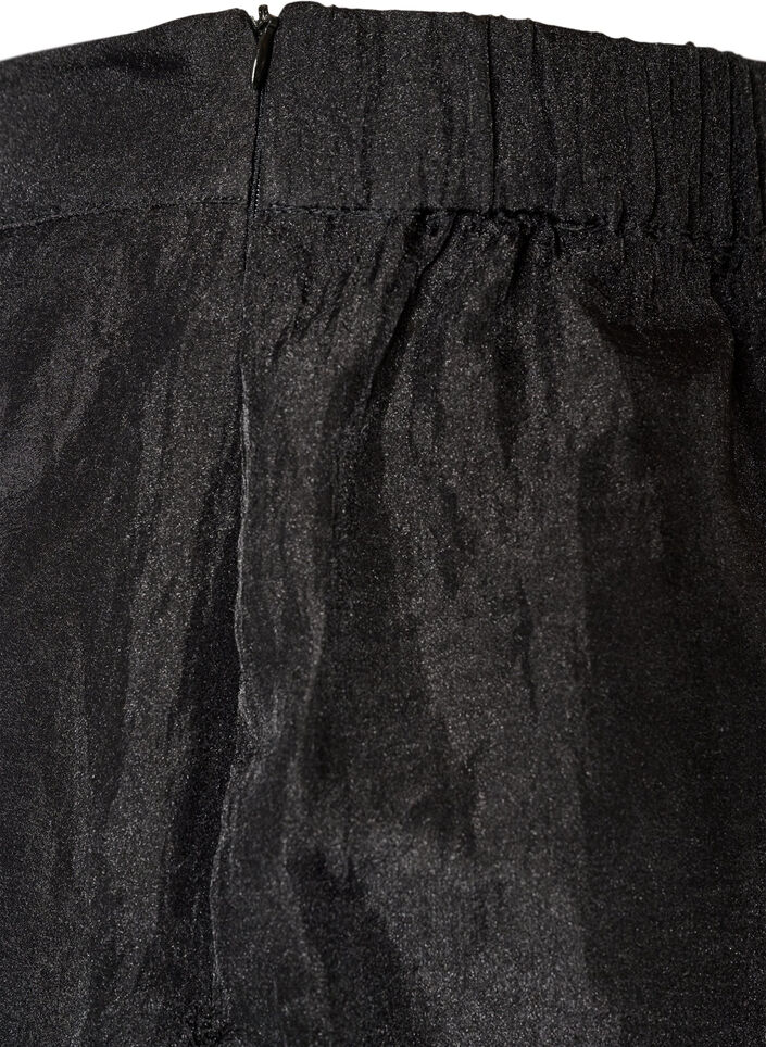 Pitk&auml;t hameet organza-lookilla, Musta, Packshot image number 4