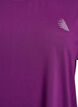Yksiv&auml;rinen treeni-T-paita, Violetti, Packshot image number 2