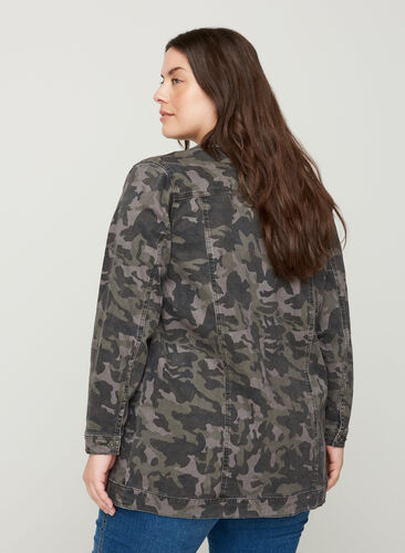 Maastokuosi takki puuvillasta, Camouflage, Model image number 1