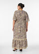 Viscose-maximekko paisleykuviolla, Keltainen, Model image number 1