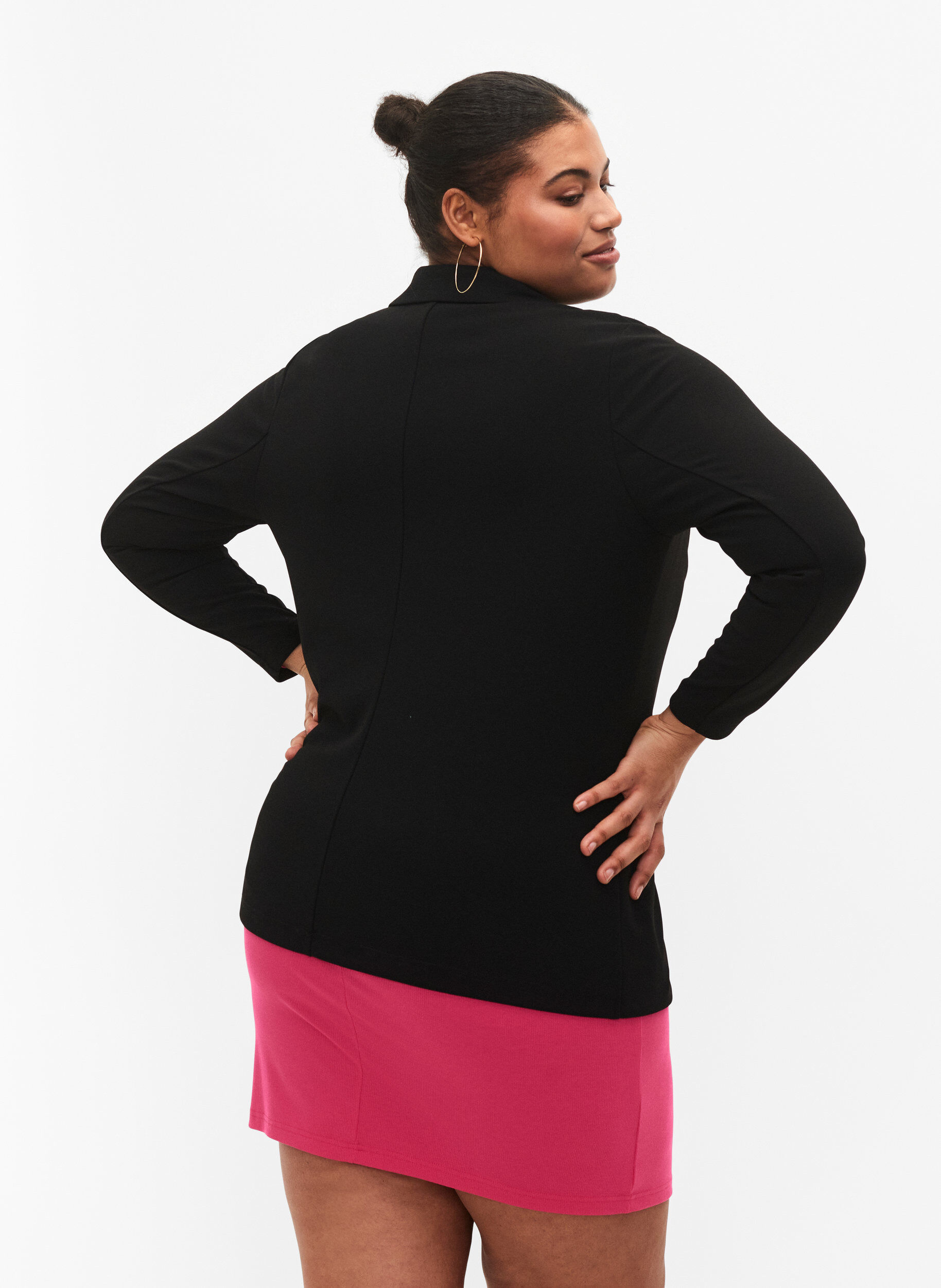 Zizzi Bleiseri taskuilla, Black, Model image number 1