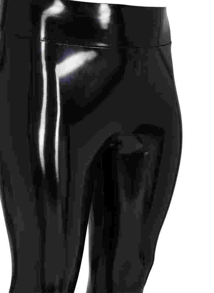 Wetlook-leggingsit, Black Shiny, Packshot image number 2