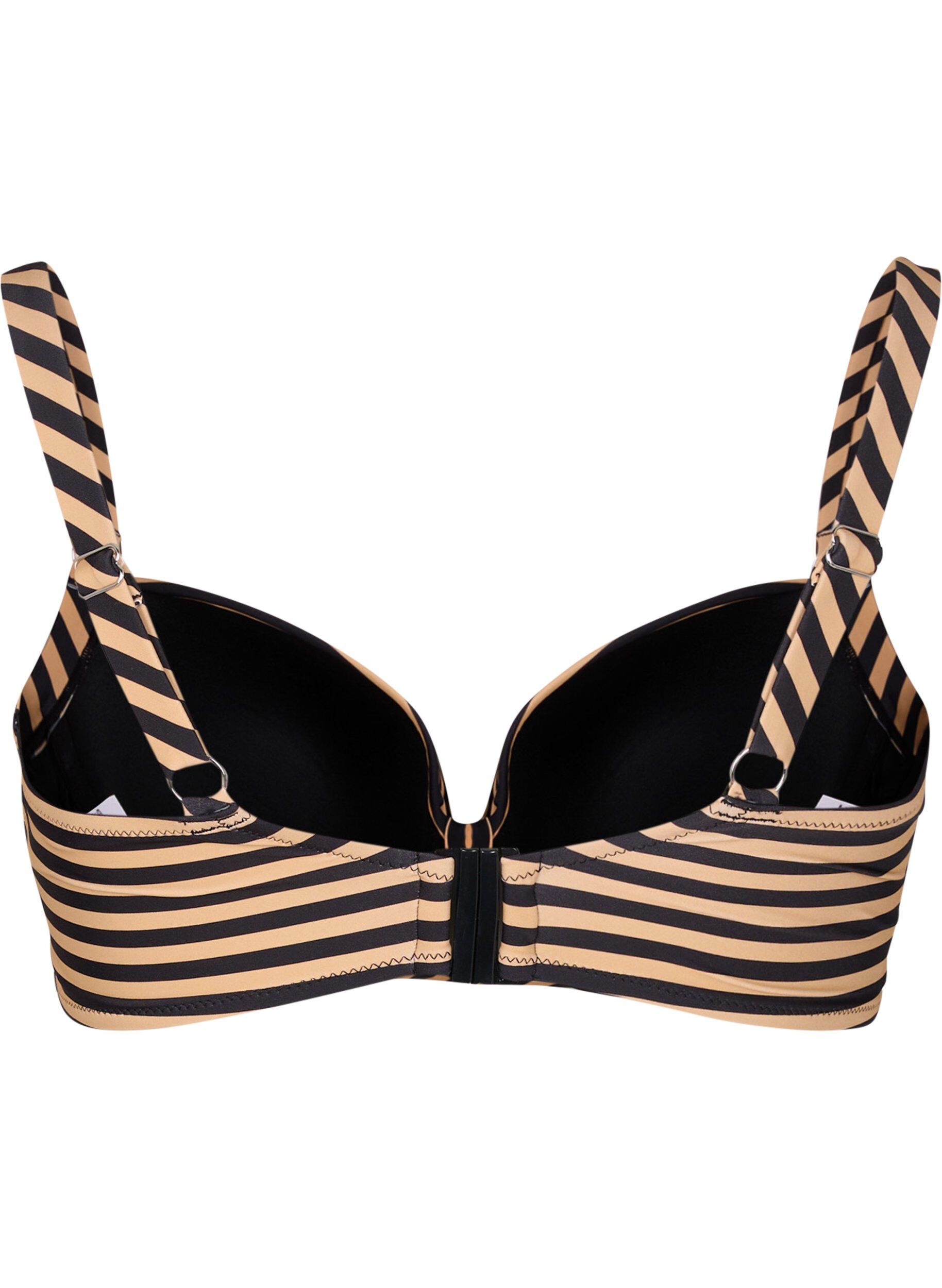 ZizziKaarituelliset bikiniyl&auml;osa kuosilla, Ruskea, Packshot image number 1