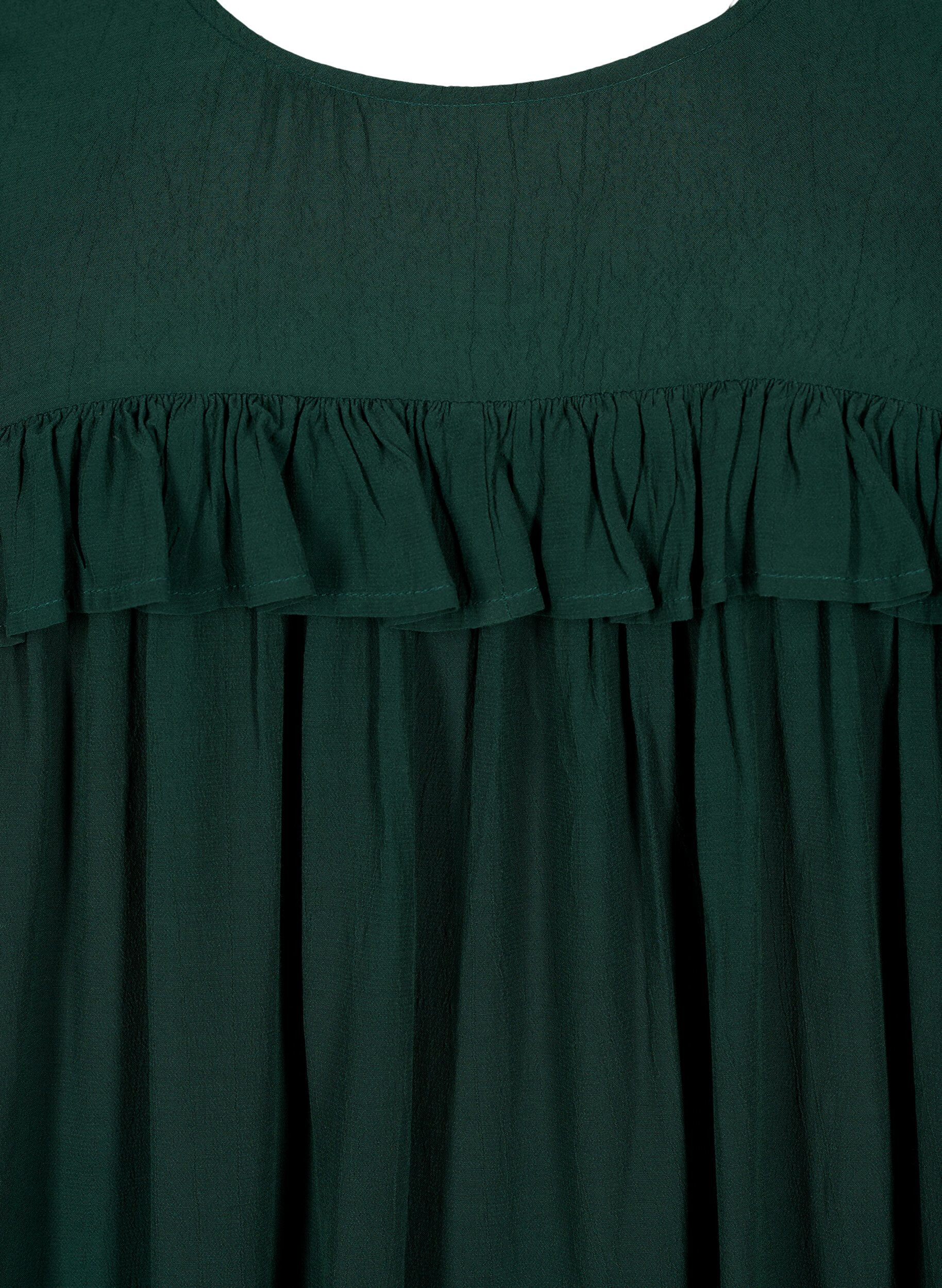 Zizzi Viskoositunika r&ouml;yhel&ouml;ill&auml;, Scarab, Packshot image number 2