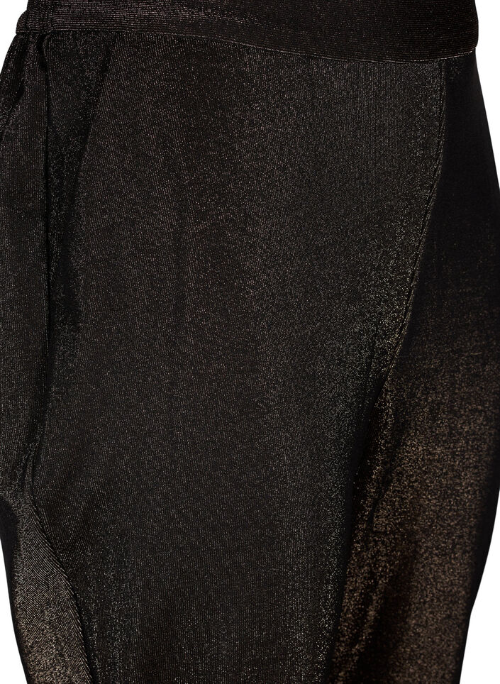 Maddison-housut glitterillä, Black w. Lurex, Packshot image number 2