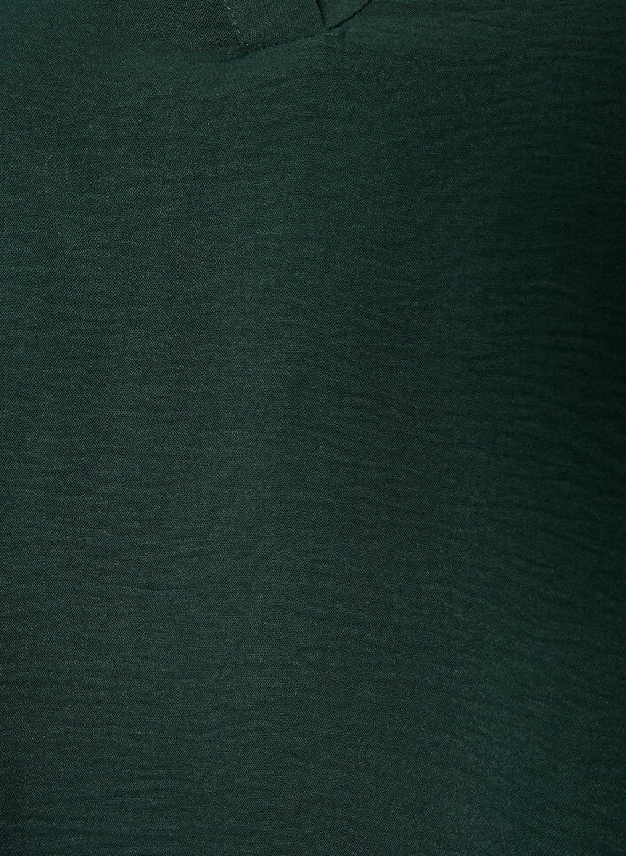 Pusero smock-kalvosimilla ja v-p&auml;&auml;ntiell&auml;, Vihre&auml;, Packshot image number 2