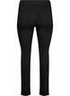 Amy-super slim fit -farkut korkealla vy&ouml;t&auml;r&ouml;ll&auml;, Musta, Packshot image number 1