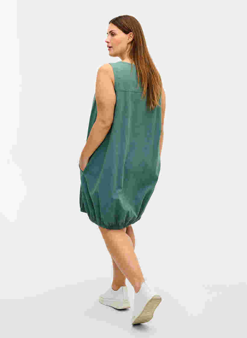 Hihaton mekko puuvillasta, Sea Pine, Model image number 1