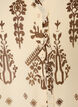Mekko koristepainatuksella ja r&ouml;yhel&ouml;kauluksella, Beige, Packshot image number 2