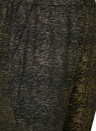 Kultaiset Maddison-housut taskuilla, Black w. Gold, Packshot image number 2