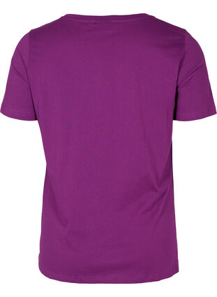 Puuvillainen t-paita painatuksella, Grape Juice, Packshot image number 1