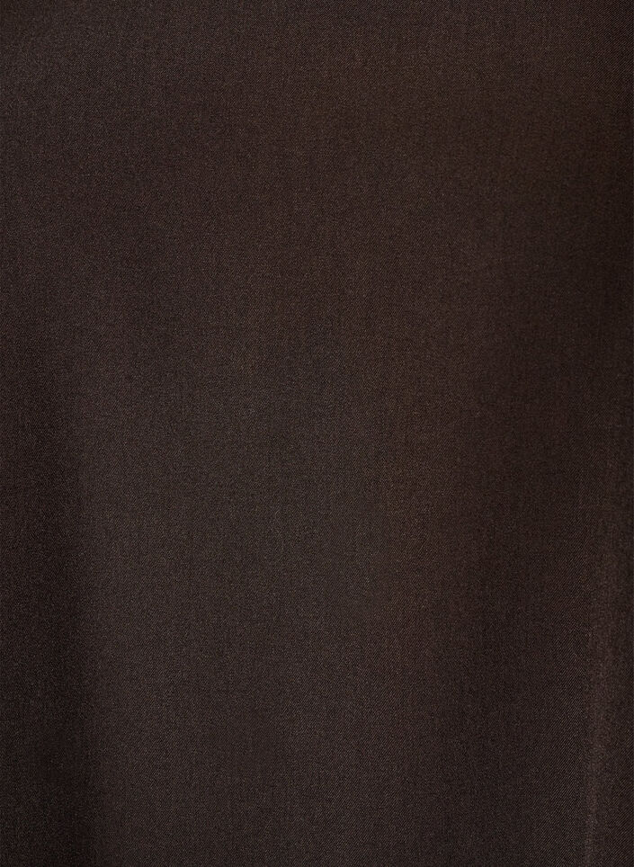 Hihaton raidallinen A-linjamekko, Ruskea, Packshot image number 2