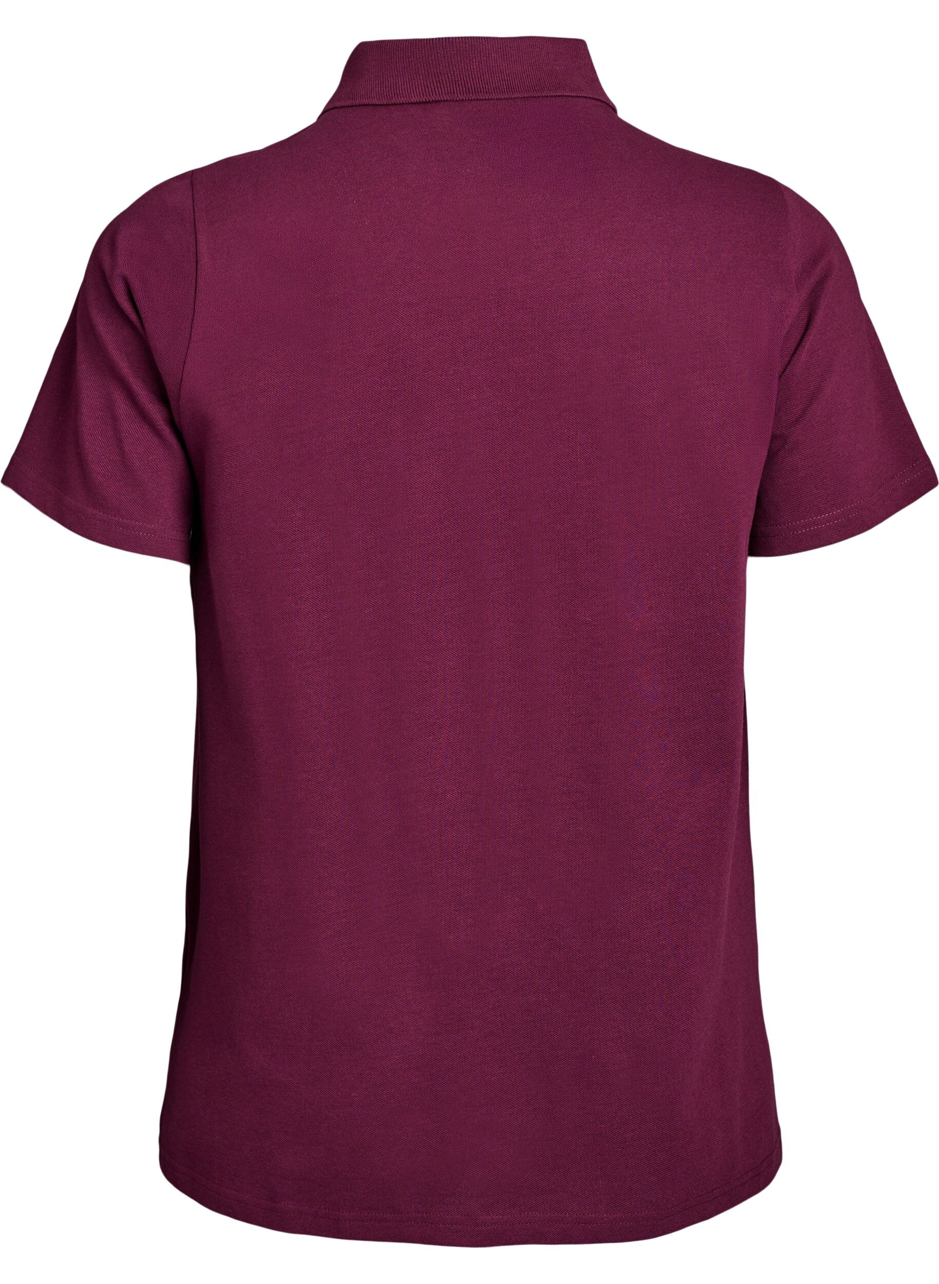 Zizzi Lyhythihainen pikeepaita, Punainen, Packshot image number 1