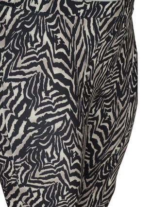 3/4-legginsit kuosilla , Black Zebra AOP, Packshot image number 2
