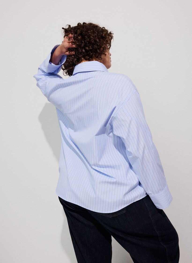 Rento paita solmiolla, Sininen, Model image number 2