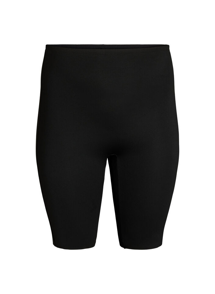 Pitk&auml;lahkeiset kevyet shapewear-shortsit, Musta, Packshot image number 0