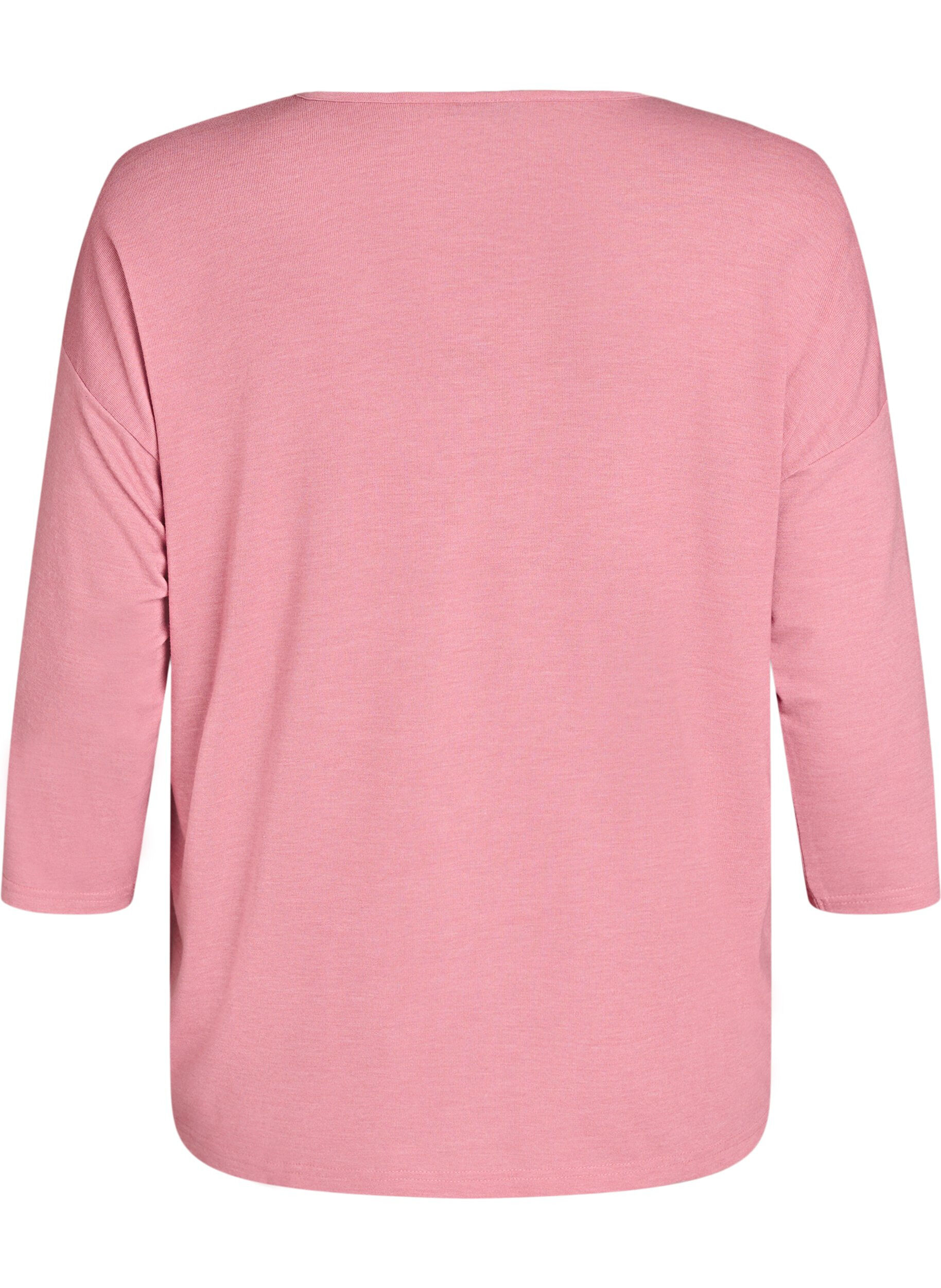 ZizziJerseypusero 3/4-hihoilla, Punainen, Packshot image number 1