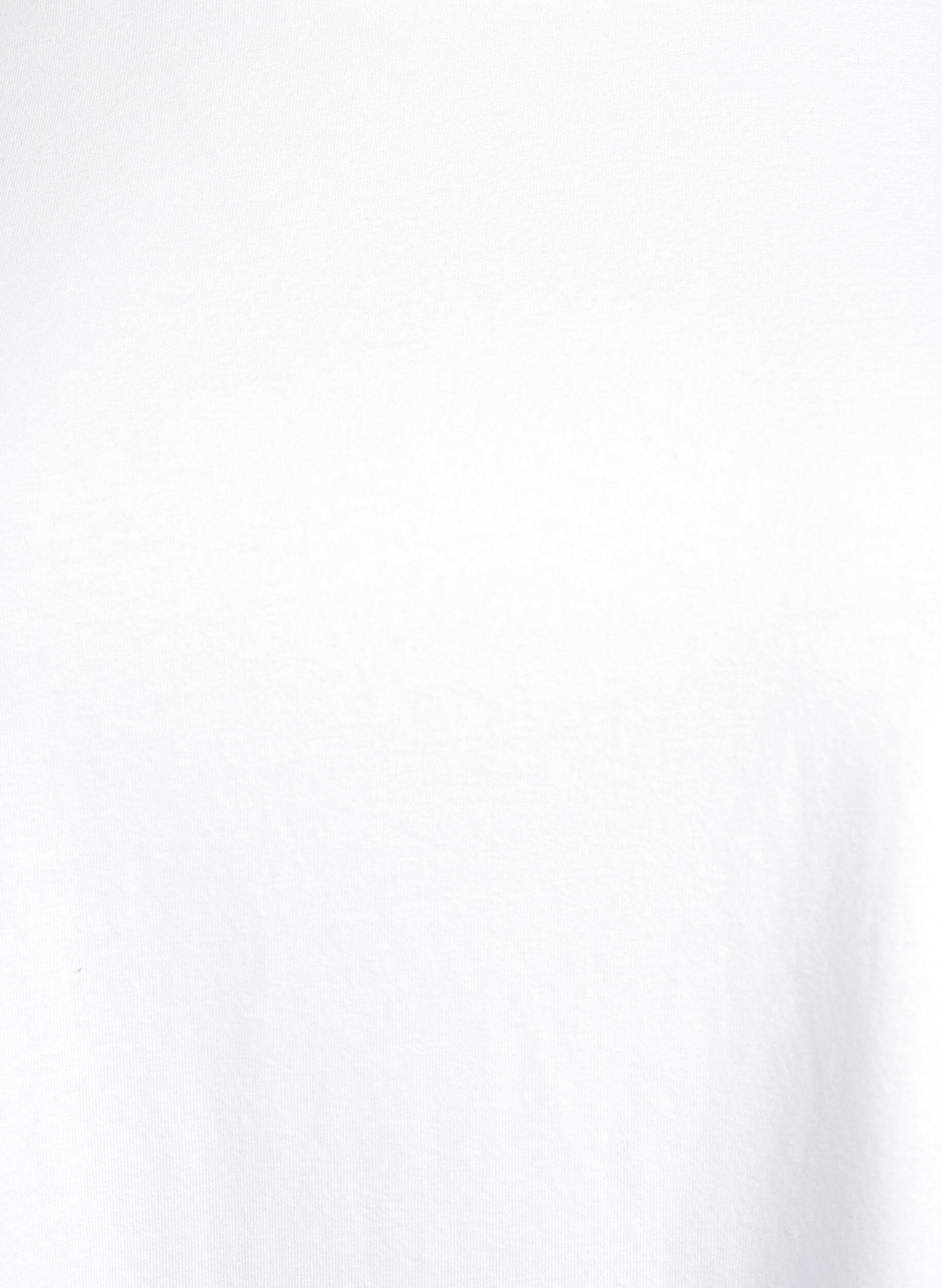 ZizziPerus jersey-paita pitkill&auml; hihoilla, Valkoinen, Packshot image number 2