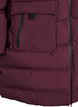 Puffer-takki hupulla ja taskuilla, Tumma Bordeaux, Packshot image number 3