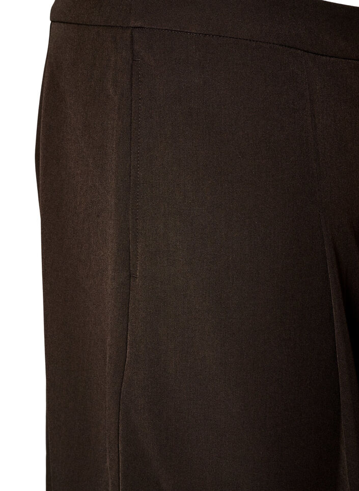 Polvimittainen A-linjainen hame, Ruskea, Packshot image number 2
