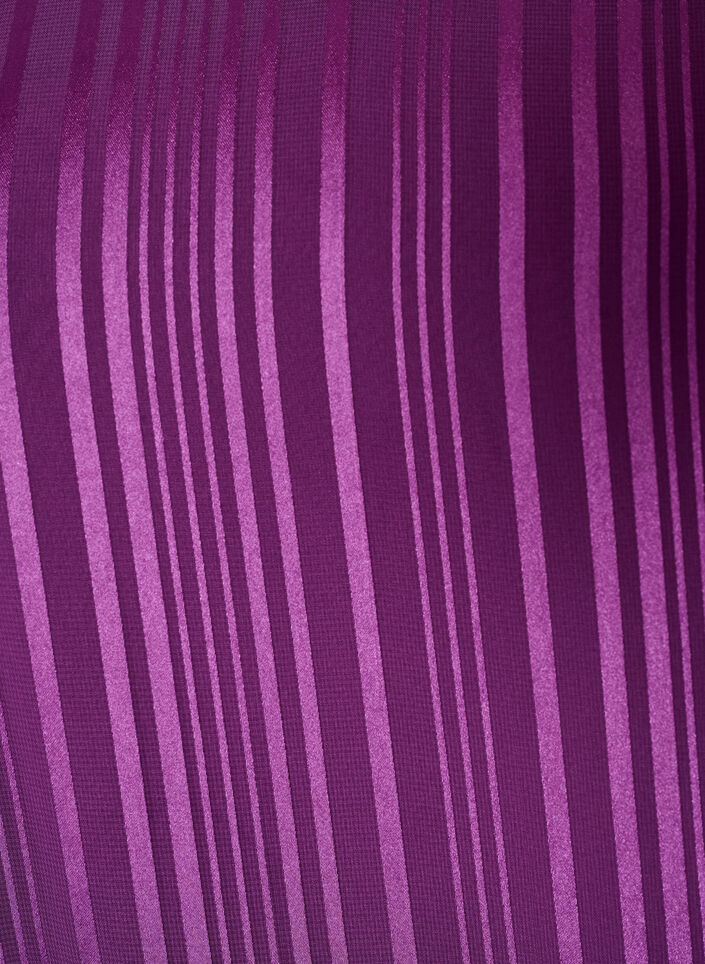 Raidallinen pusero pallomaisella muodolla, Violetti, Packshot image number 2