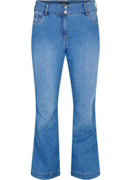 Korkeavyötäröiset Ellen bootcut -farkut, Blue denim